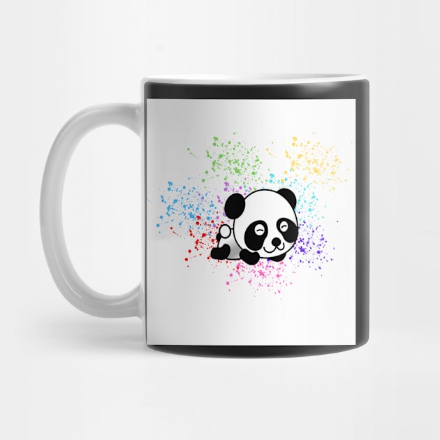 Cutie Pie Panda Bear by PedaDesign